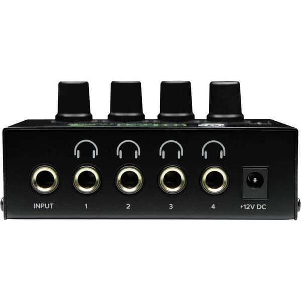 Hörlursförstärkare - Mackie - HM-4 - 4 kanaler - 6,35 mm jackingång - 12V strömförsörjning