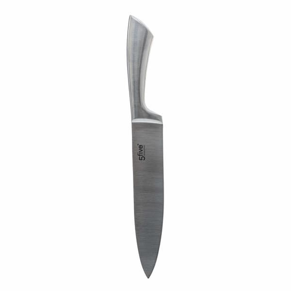 Knivsett med saks og knivstativ