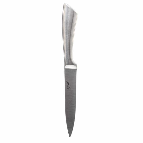 Knivsett med saks og knivstativ
