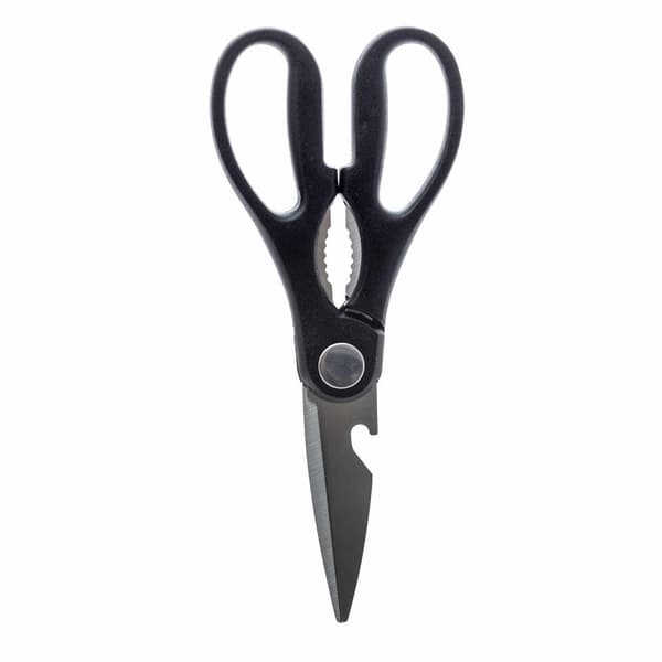 Knivsett med saks og knivstativ