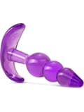 Miniatyrbild 5 av 5: B Yours: Triple Bead Anal Plug, lila