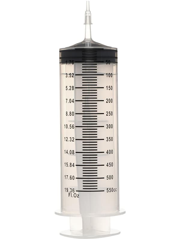 CleanStream: Enema Syringe with Tube (550 ml)