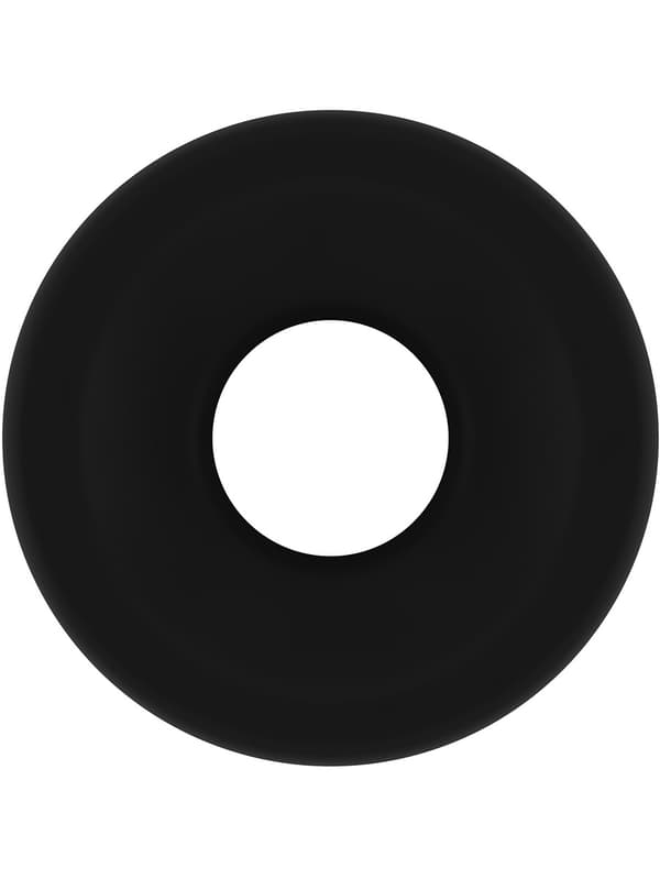 Sono: Large Hollow Tunnel Butt Plug No. 51, svart