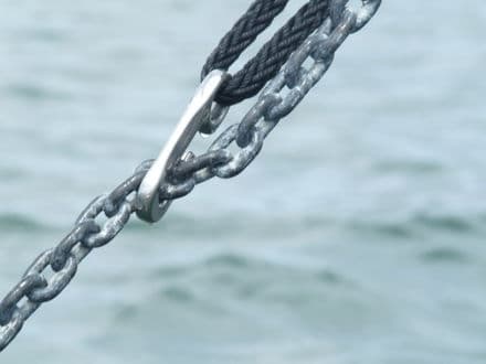 Kättingkrok Wichard Chain Grip, 85 mm, för Ø8 mm kätting