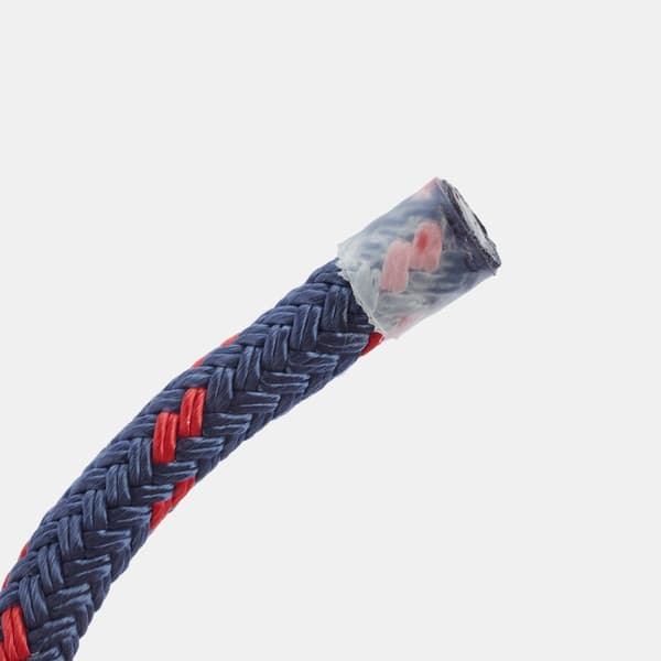 Förtöjningslina med förstärkt ögla Robline Palma Elastic, nylon, extra elastisk, Ø16 mm, 6 meter, blå/röd