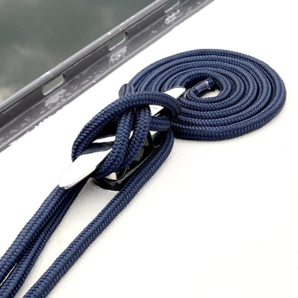 Förtöjningslina med splitsad ögla NOCK Smögen, 24-flätad polyester, Ø18 mm, 10 meter, marinblå