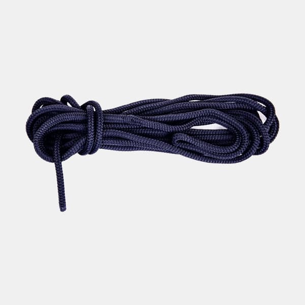 Förtöjningslina med splitsad ögla PolyRopes Flexline, flätad polyester, Ø16 mm, 6 meter, marinblå
