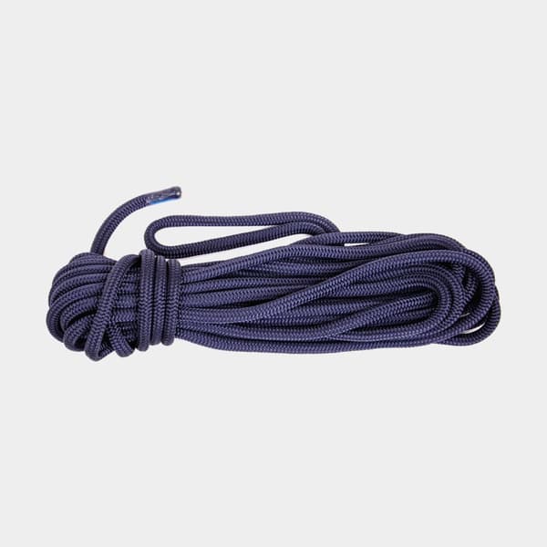 Förtöjningslina med splitsad ögla PolyRopes Dockline, flätad polyester, Ø15 mm, 10 meter, marinblå