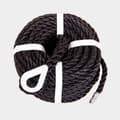 Miniatyrbild 1 av 2: Ankarlina med kaus PolyRopes Special Storm, 3-slagen polyester, Ø12 mm, 35 meter, svart