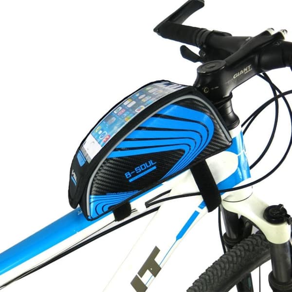 Mobilhållare / Förvaringslåda för Cykel - Blå