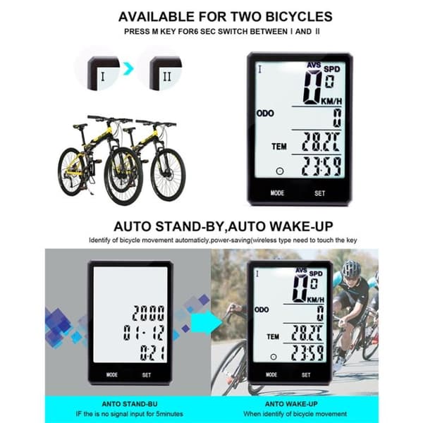 Cykelcomputer / Hastighedsmåler til Cykel