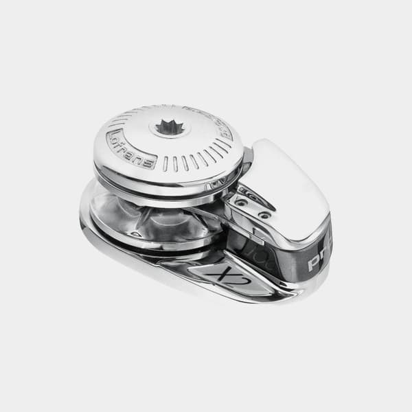 Elektriskt ankarspel Lofrans X2 Low Profile Chromed Bronze, 1000 W, 12 V, för Ø8 mm kätting / Ø14 mm 3-slagen lina med kätting