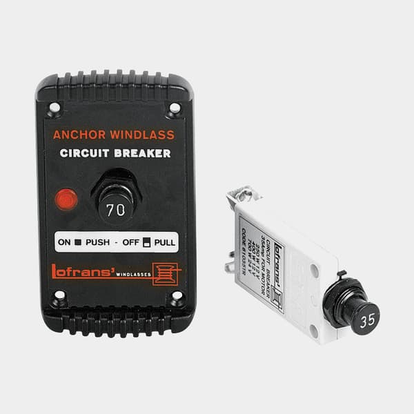 Automatsäkring Lofrans Anchor Windlass Circuit Breaker, 70 A, passar till Lofrans ankarspel