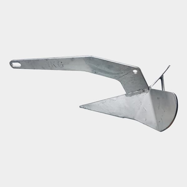 Deltaankare / plogankare 1852-Marine, galvaniserat stål Ankarutförande: 16 kg