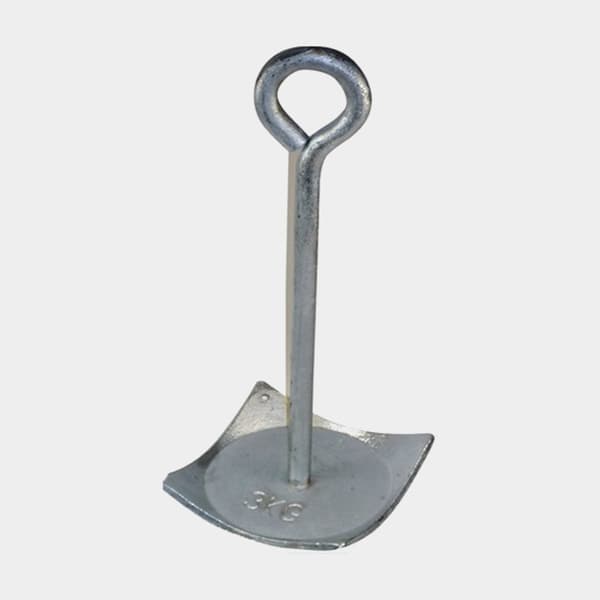 Tallriksankare 1852-Marine, galvaniserat stål Ankarutförande: 5 kg