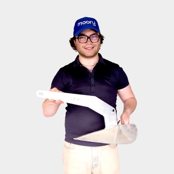 Deltaankare / plogankare NOCK Razor, galvaniserat stål Ankarutförande: 5 kg