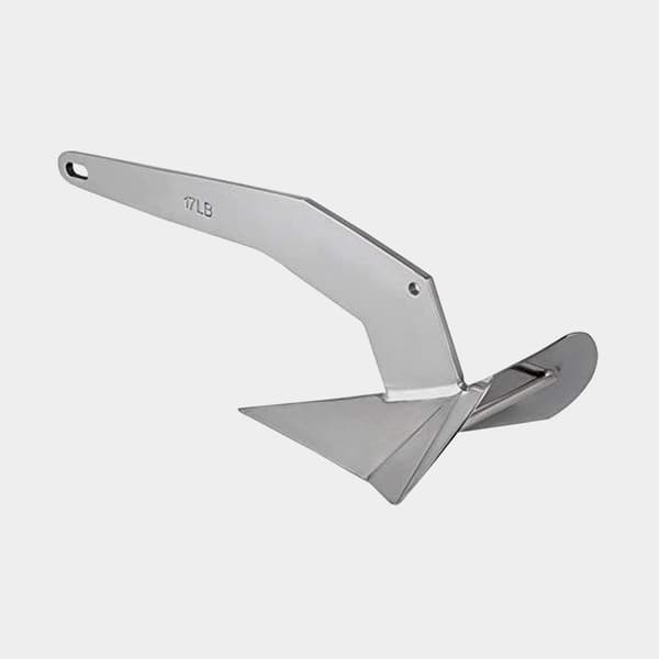 Deltaankare / plogankare NOCK Razor, rostfritt stål Ankarutförande: 5 kg