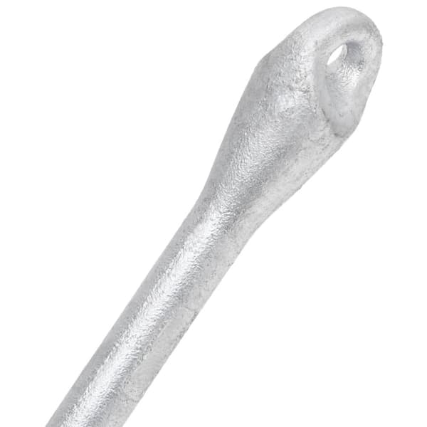 The Living Store Hopfällbart ankare silver 2,5 kg smidbart järn -  Ankare