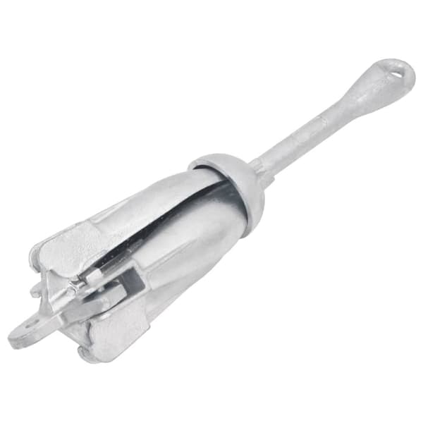 The Living Store Hopfällbart ankare silver 2,5 kg smidbart järn -  Ankare