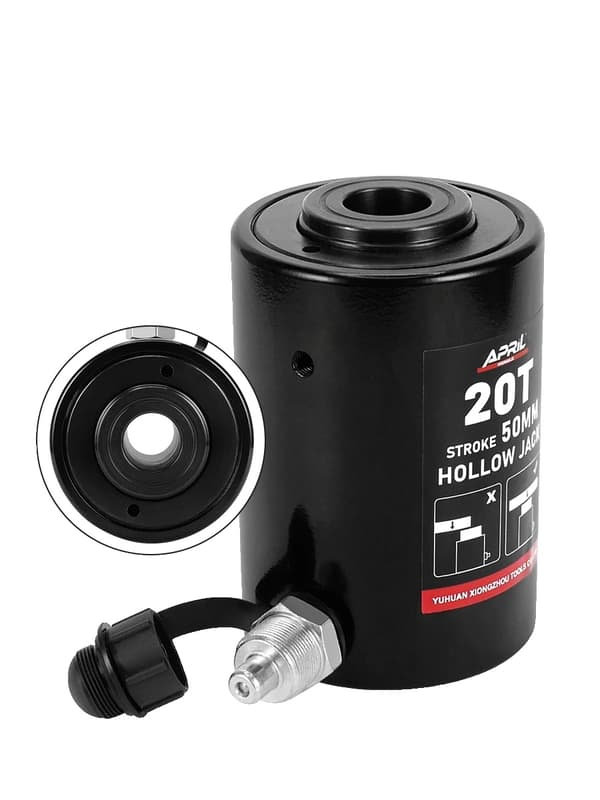 Hydraulisk Hulstempel Jack, 20 Ton Kapacitet, 50mm Stempeldiameter