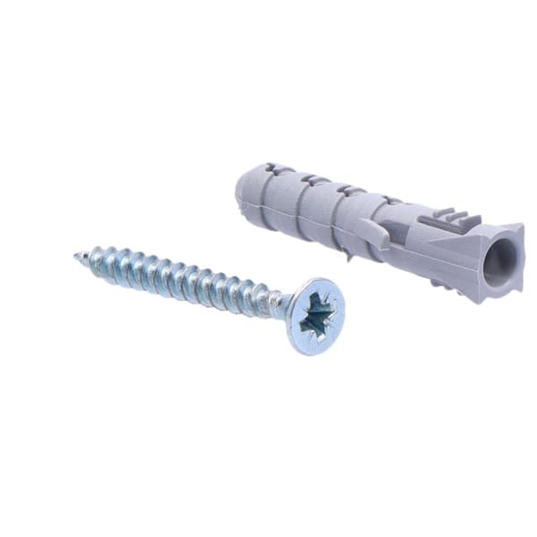 FIX expansionsplugg fi 6 med skruv 3,5x30 mm polypropen, förpackning med 200 st.