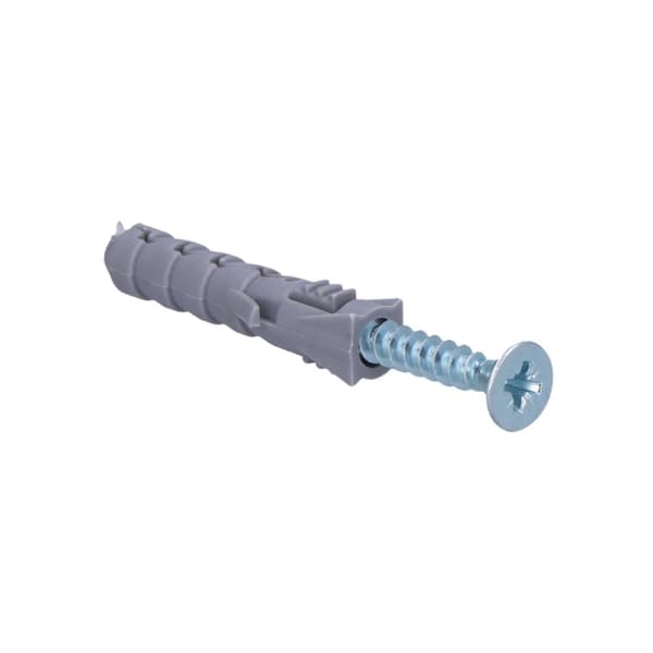 FIX expansionsplugg fi 8 med skruv 5,0x45 mm polypropen, förpackning med 200 st.