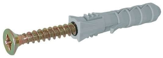 FIX expansionsplugg fi 8 med skruv 5,0x45 mm polypropen, förpackning med 200 st.