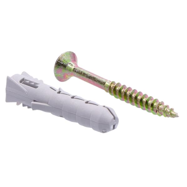 FIX ekspansionsprop fi 8 med skrue 5,0x50 mm polypropylen, pakke med 200 stk.