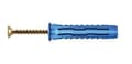 Miniatyrbillede 1 af 3: Universalstik 4ALL fi 06 mm med skrue 4,5x40 mm, pakke med 50 stk.