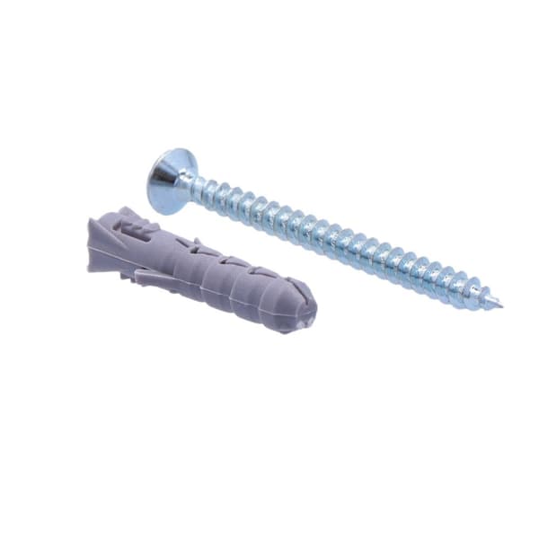 FIX-paisuntatulppa fi 6 ruuvilla 4,0 x 50 mm polypropeenia, 200 kpl pakkaus.