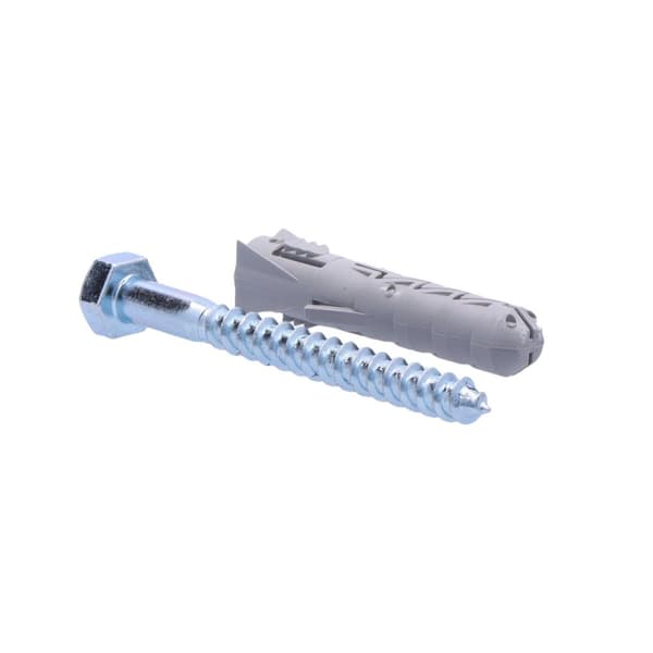 FIX ekspansionsprop fi 12 med sekskantskrue DIN 571 8,0x80 mm polypropylen, pakke med 50 stk.