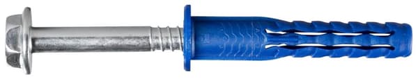 FFS-karmplugg - polyamid, kort expansionszon, med krage 10x80 mm, sexkantsskruv, 50 st. i förpackning.