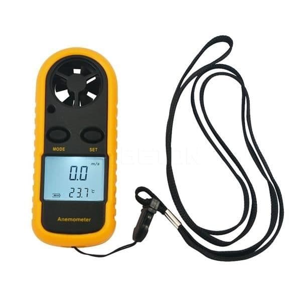 Bärbar anemometer termometer vindhastighet temperatur * termometer * Anemometer * Vindhastighet: 0 - 90 km/h *