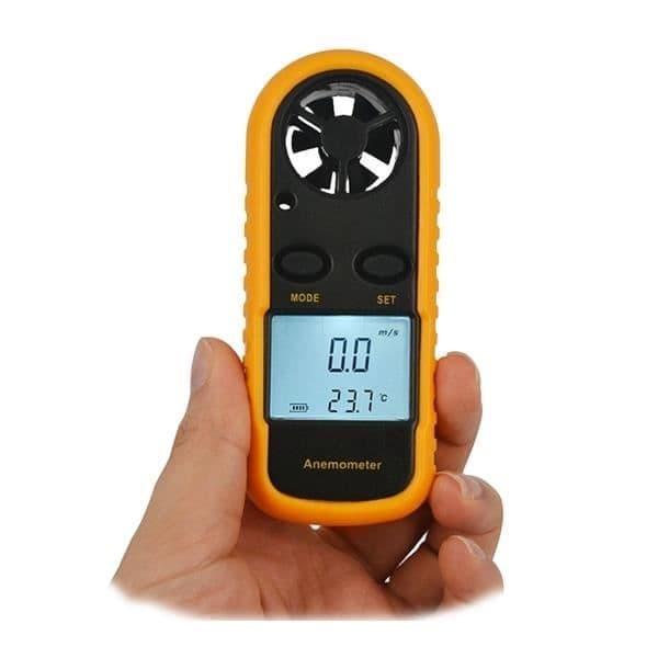 Bärbar anemometer termometer vindhastighet temperatur * termometer * Anemometer * Vindhastighet: 0 - 90 km/h *