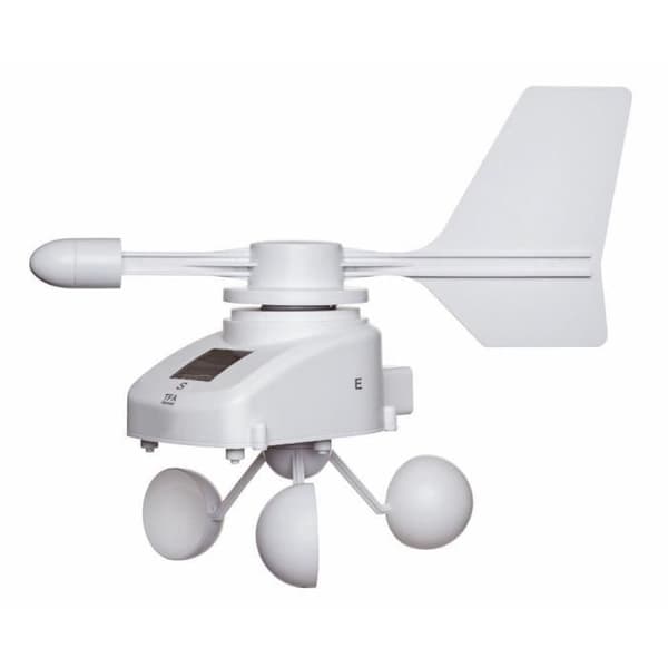 TFA Dostmann Weather Hub Solar Wind Sensor 30.3307.02, kompatibel med Weather Hub Control System