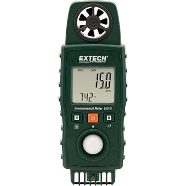 Anemometer - EXTECH - EN510 - 0,4 till 20 m/s - Termometrisk funktion - 36 V