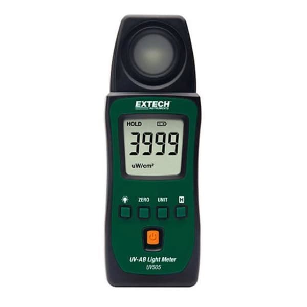 MILJÖ (ANEMOMETER - LUXMETER - LJUDMÄTARE) | Extech UV505 UV505 UV-mätare 0 - 39,99 mW/cm² 1 st.