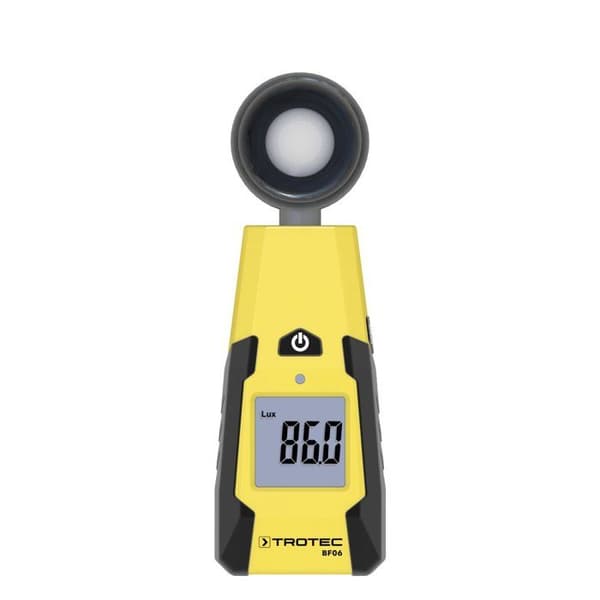 TROTEC BF06 Luxmeter - Mätning av belysningsstyrka inomhus och utomhus