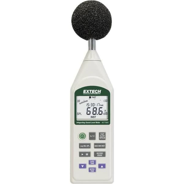 Ljudnivåmätare - Extech - 407780A - Datalogger - LEQ och SEL mätning