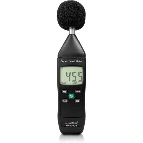 Sonometer LATNEX SM-130DB - Digital ljudmätare med automatisk avstängningsfunktion