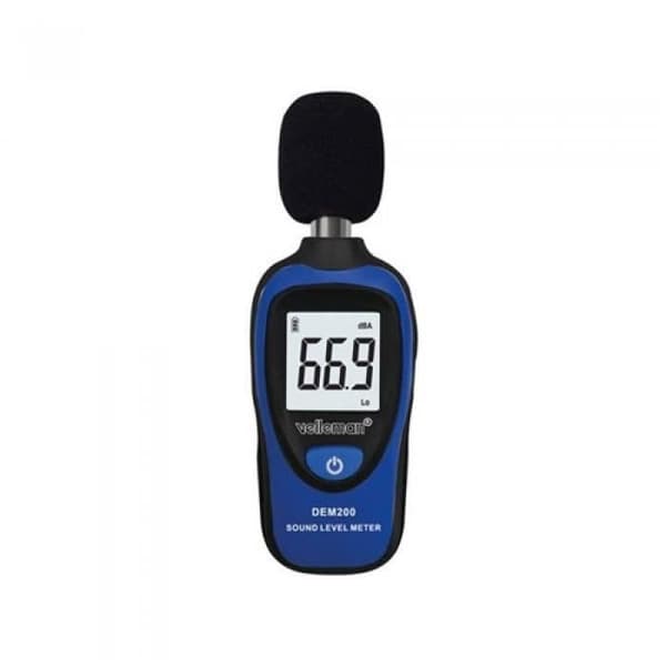 Velleman Mini DEM200 digital ljudnivåmätare - Mätning från 30 till 130 dB med 0,1 dB upplösning