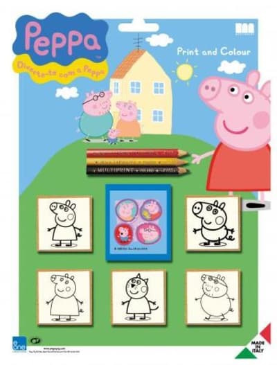 Pieczątki Świnka Peppa blister 5 szt. DANTE p12