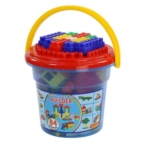 Polesie 37213 blocks "Builder" (84 elem. In the bucket "Maxi")