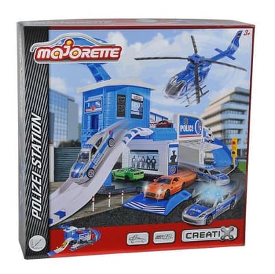 MAJORETTE Creatix police station one car