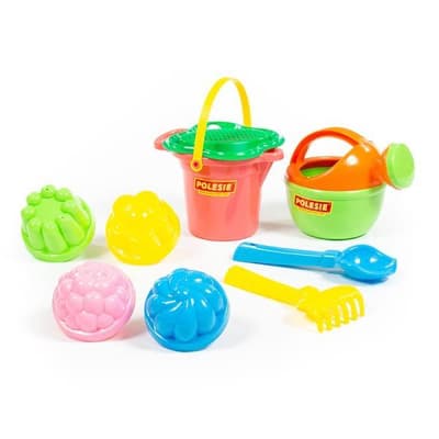 Polesie 4496 Bucket Kit + accessories in the grid mix
