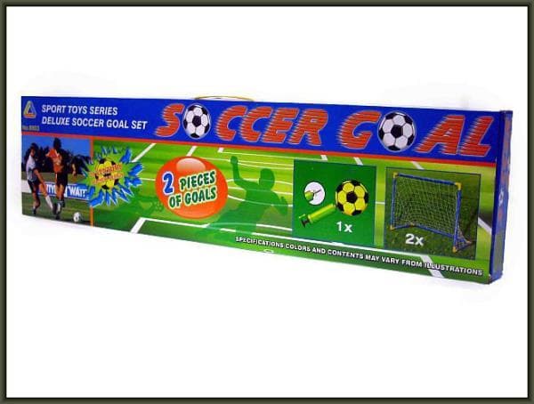 Goals 2p + 84x66cm ball in the box HIPO
