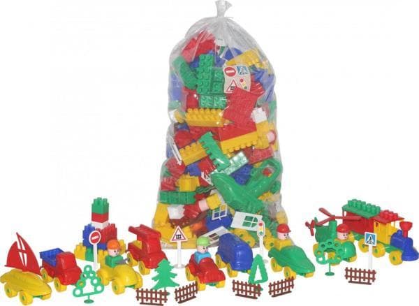 Polesie 52551 blocks "Builder" 287el. in the bag