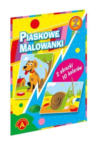 Piaskowa malowanka Pies Ślimak 400 ALEXANDER