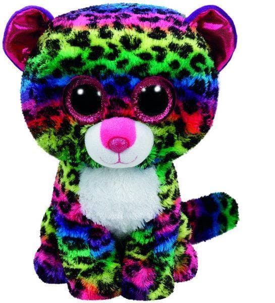 TY BEANIE BOOS DOTTY - colored leopard 24cm 37074