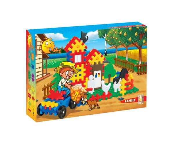Polesie 4826 Klocki "Rodzinka" - 120 elem. (pudełko)